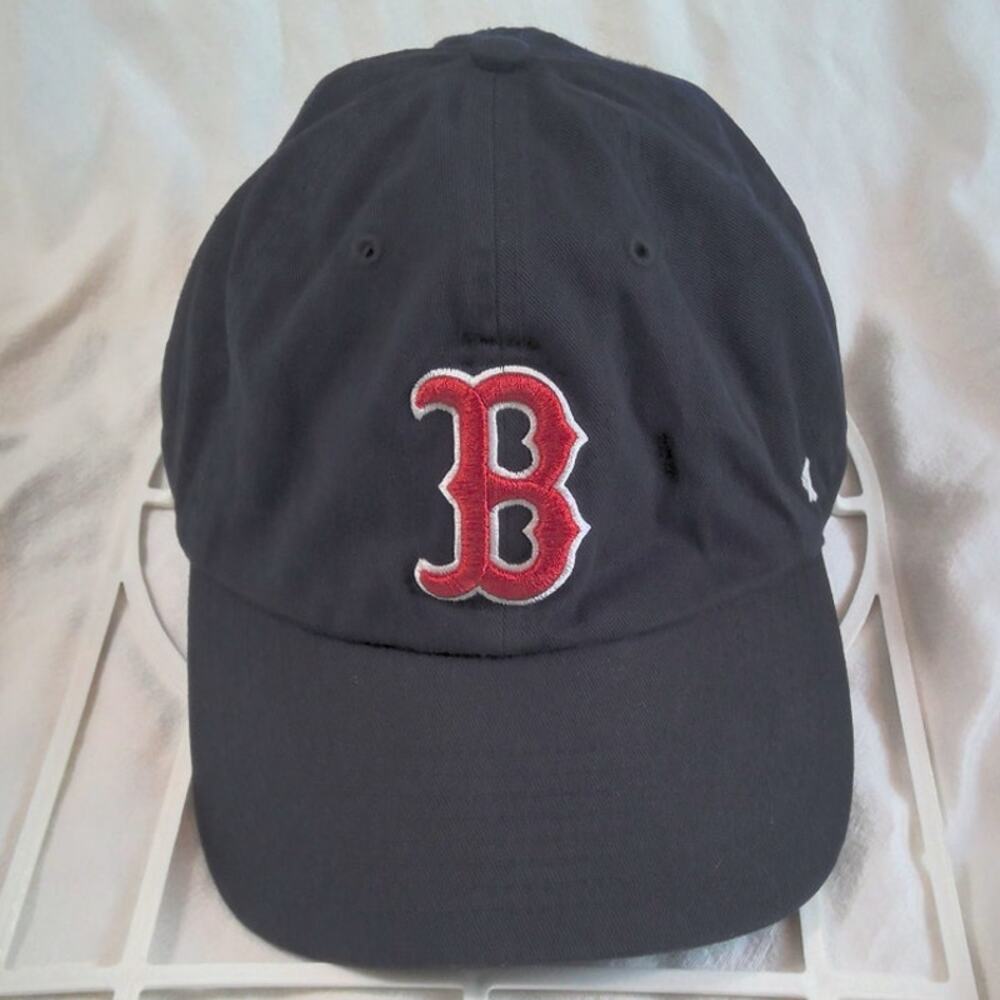 47 Brand Boston Red Sox Strapback Dad Cap/Hat Navy Blue MLB